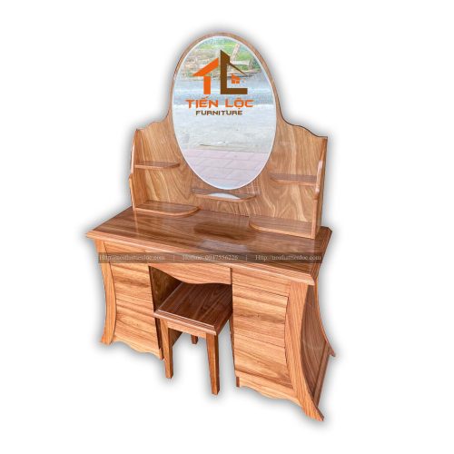 bàn trang điểm gỗ hương xám đẹp