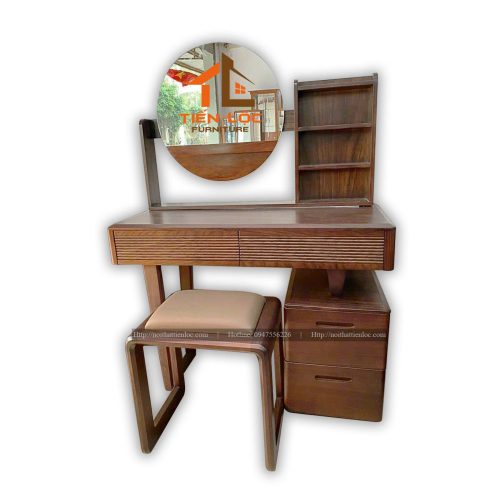 bàn trang điểm gỗ Mun