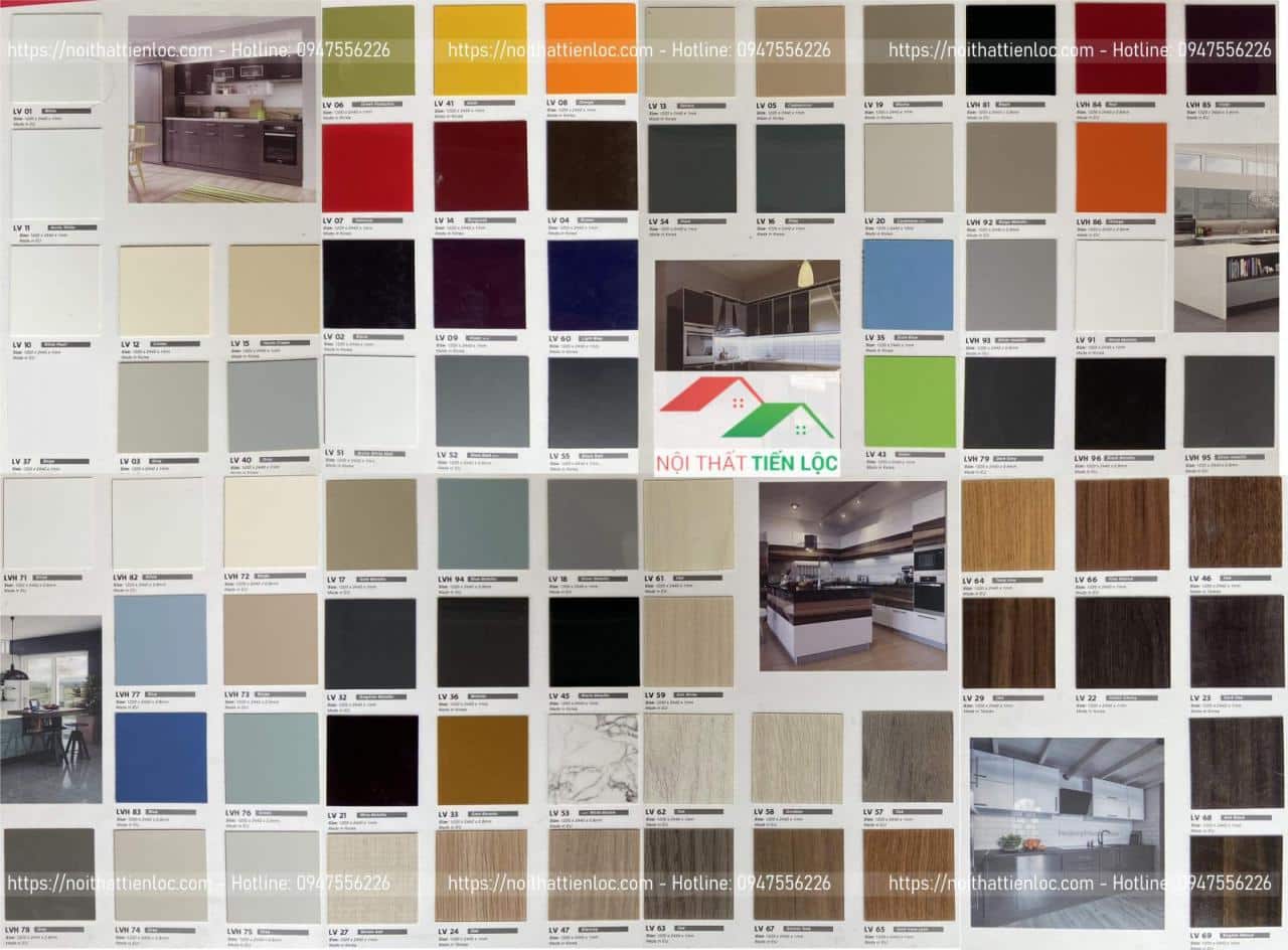 BANG MAU ACRYLIC 1 20