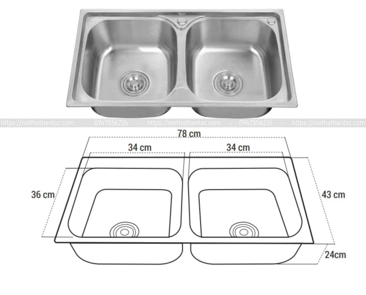 CHAU RUA ROSLERER RL INOX 7843 CAN 3