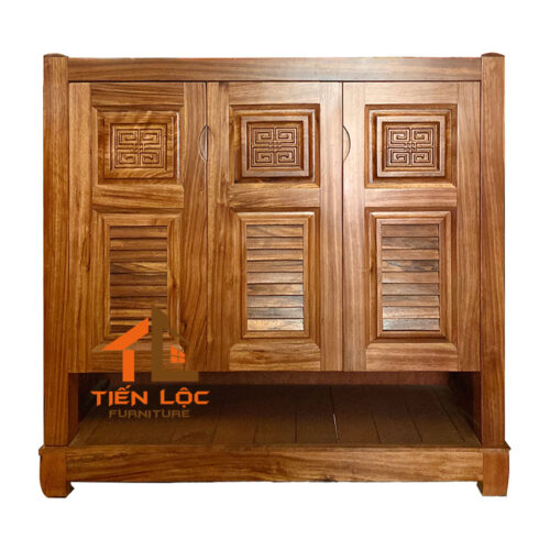 tủ giày gỗ hương xám
