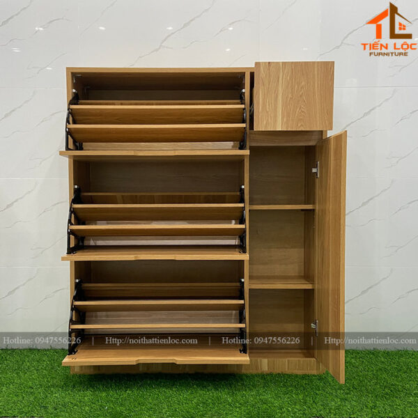 mẫu tủ giày thông minh đẹp