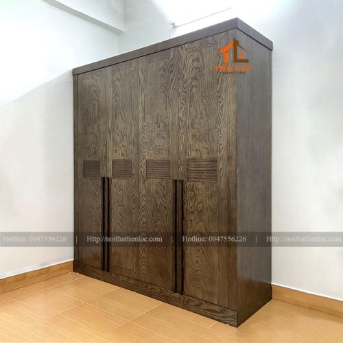 tủ quần áo gỗ sồi