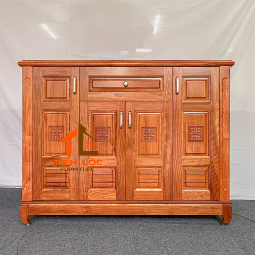 Tủ giày gỗ xoan đào