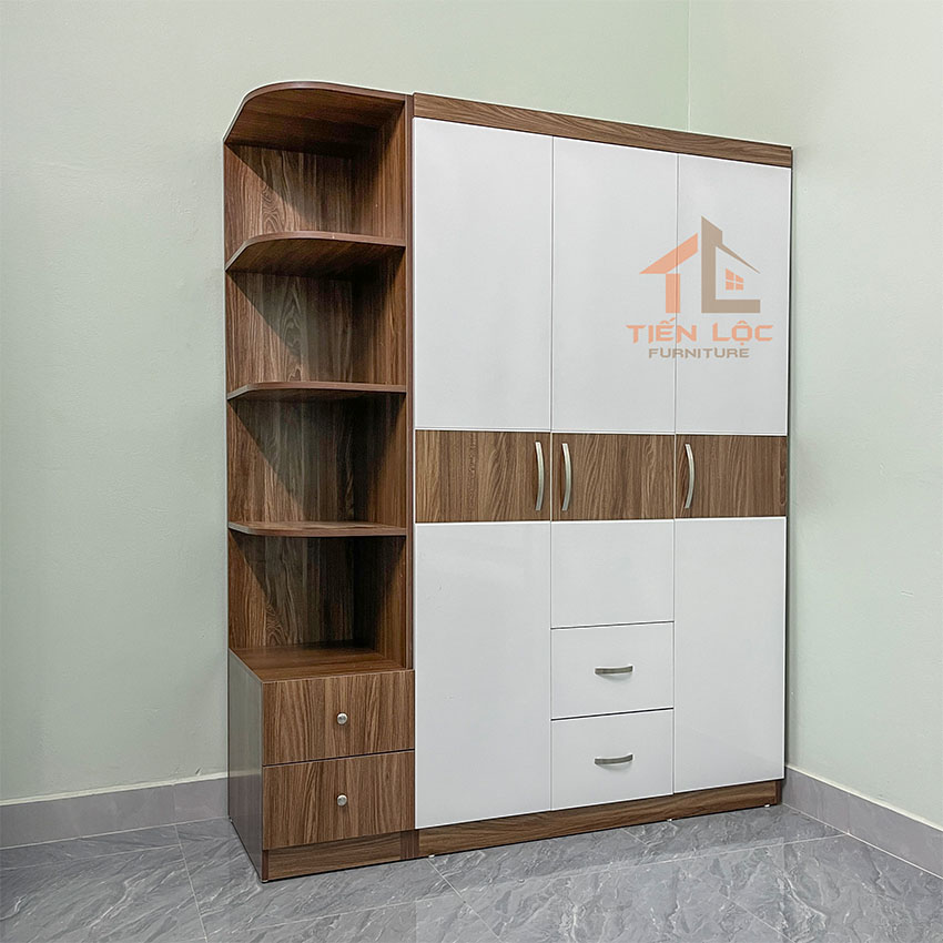 Tủ quần áo có kệ góc TA-EG 2 Tủ quần áo có kệ trang trí