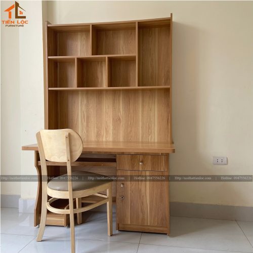 bàn học có giá sách