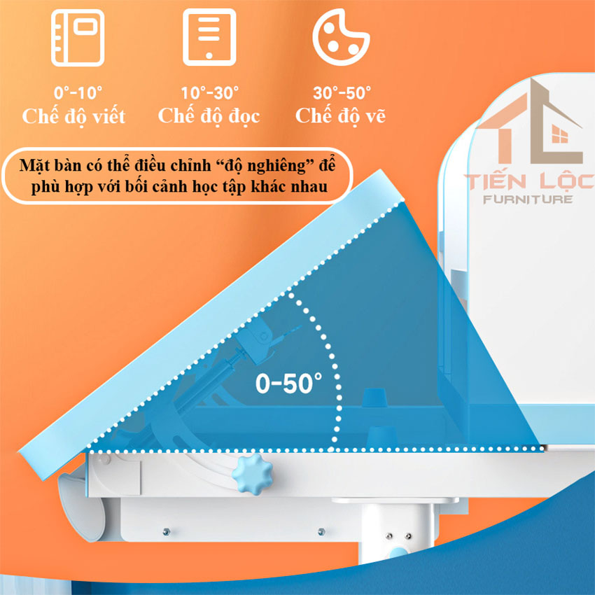 Bàn học chống gù cho bé 5 bàn học chống gù cho bé