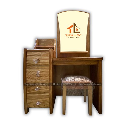 bàn trang điểm gỗ hương xám