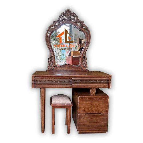 bàn trang điểm gỗ tự nhiên
