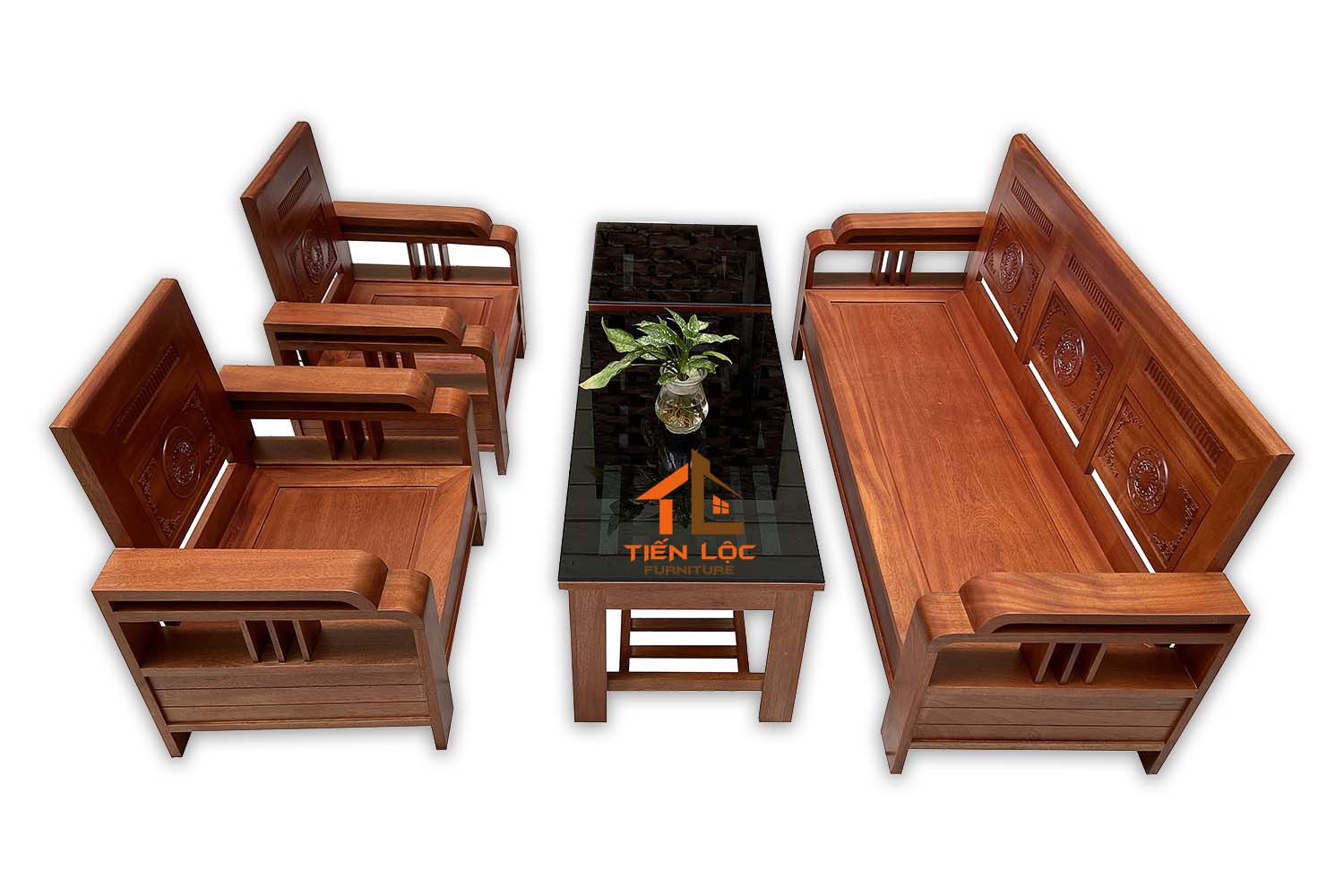 sofa gỗ xoan đào