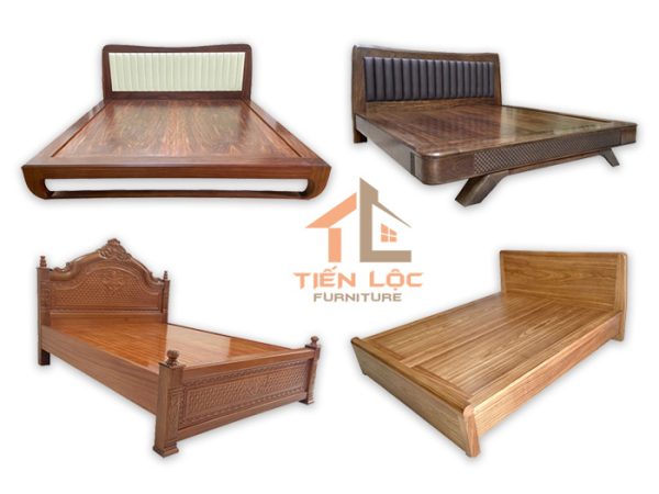 mẫu giường ngủ gỗ tự nhiên