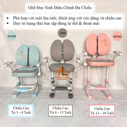 ghế học sinh chống gù