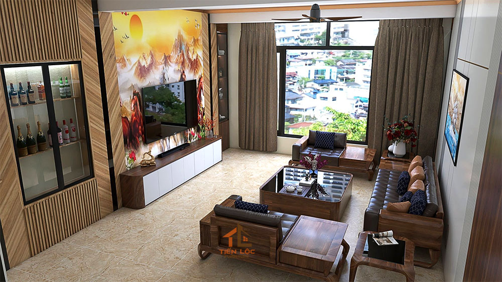 Thi công nội thất 9 mẫu nội thất phòng khách mới