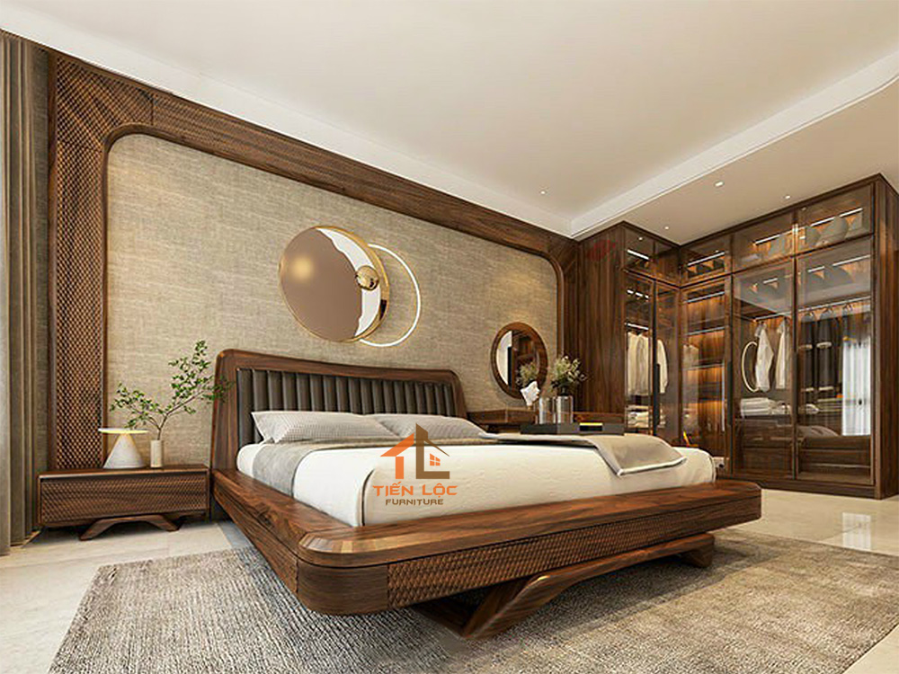 Thi công nội thất 14 phòng ngủ đẹp gỗ tự nhiên