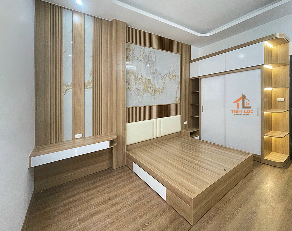 Thi công nội thất 15 phòng ngủ đẹp gỗ công nghiệp