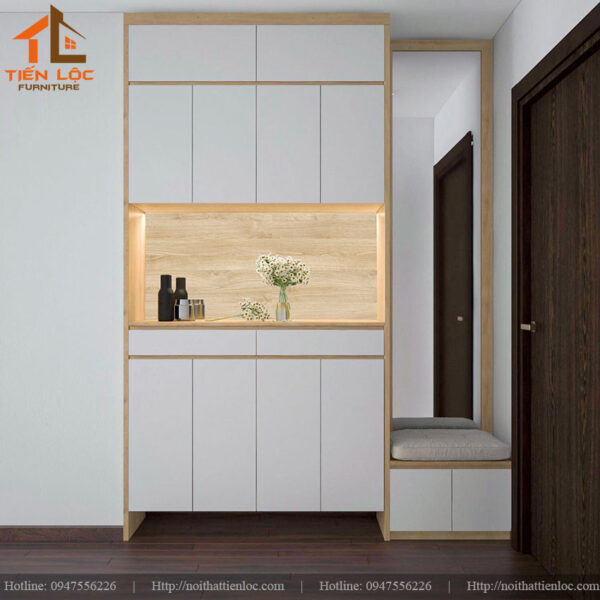 thiết kế tủ giày đẹp