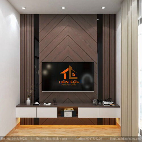 Trang trí vách tivi