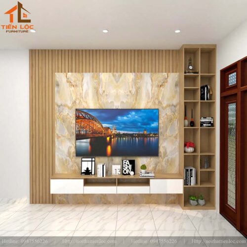 kệ vách tivi