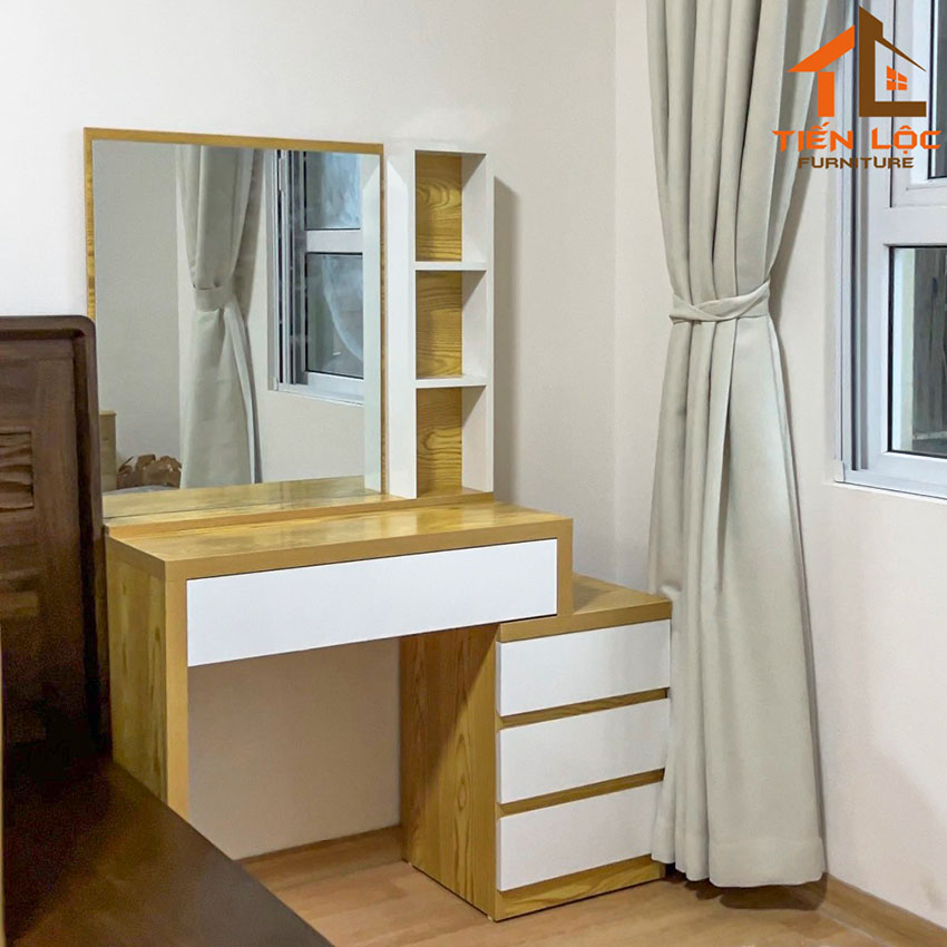 bàn phấn gỗ công nghiệp